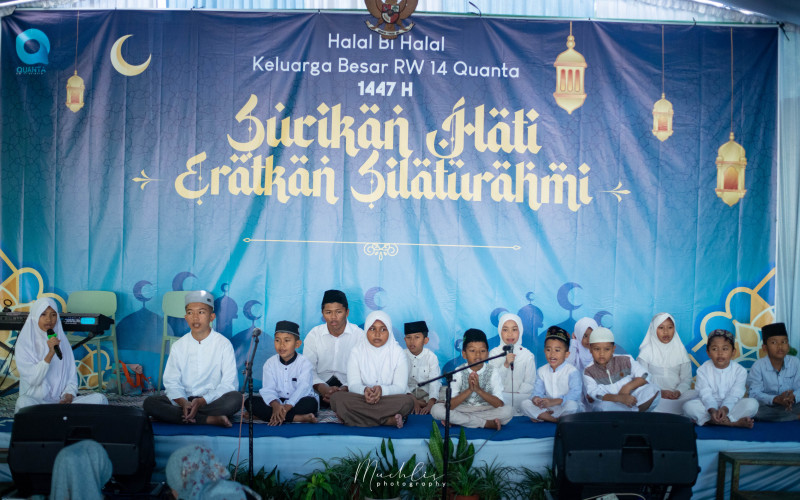 Halal bi Halal RW 14 Unik dan Meriah